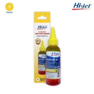 Hi-jet หมึกเติม Inkjet Refill Ink สำหรับแบรนด์ Canon (แคนนอน) หมึกเติมเกรดพรีเมี่ยม หมึกเทียบเท่า ขนาด 100 ml. น้ำเงิน, แดง, เหลือง, ดำ (เลือกสีได้) - Image 4