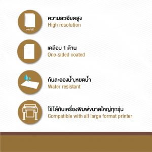 กระดาษอิงค์เจ็ท ผิวด้าน แบบม้วน 90 แกรม Inkjet Matt Paper Roll - Image 4