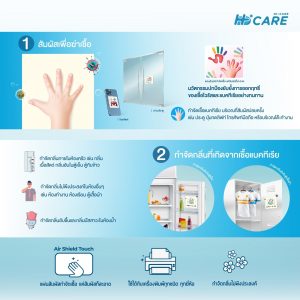 Hi-Care Air Shield Nano Silver Antimicrobial Film Sticker (ปกป้องและยับยั้งเชื้อเบคทีเรีย) 10 Sheets/Pack - Image 3