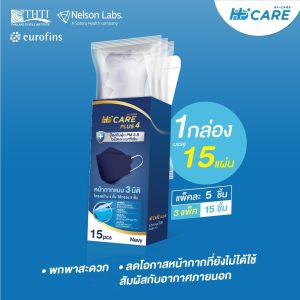 Hi-Care PLUS4 หน้ากากแบบ 3 มิติ หน้ากากอนามัยหนาพิเศษ (รองรับ PM2.5 กรองเชื้อโรค) แผ่นกรอง 4 ชั้น ชนิดคล้องหู - Image 19