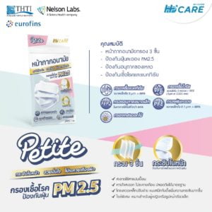 Hi-care Petite หน้ากากอนามัยกระชับรูปหน้า ชนิดคล้องหู / 7 ชิ้น - Image 12