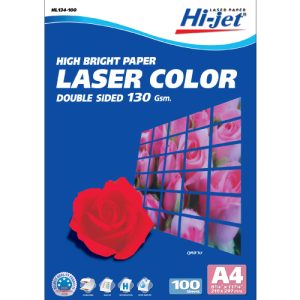 Hi-jet กระดาษอาร์ตด้าน Laser Matt High Bright Art Matt Paper 130 แกรม A4 100 แผ่น - Image 3