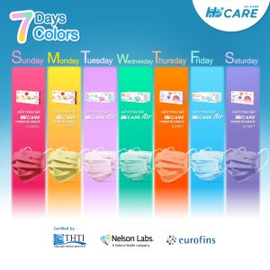 ชุดซองหน้ากากอนามัย 7 วัน 7 สี (7 Days 7 Colors) - Image 3