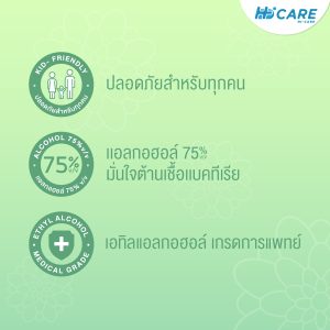 New Arrival 🎉🎉 Hi-Care แอลกอฮอล์ แฮนด์สเปรย์ กลิ่นดอกปีป 20ml. (Alcohol Spray 75% v/v) - Image 7