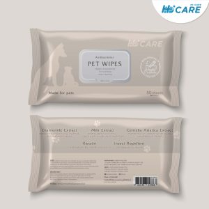 [เซทคู่สุดคุ้ม] Hi-Care Pet Wipes For Pet 50 Sheets ทิชชู่เปียกสำหรับสัตว์เลี้ยง 50 แผ่น - Image 3